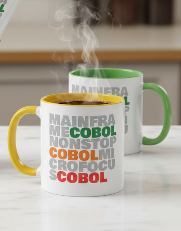 shirtparking's tweet photo. Check this out! These are COBOL Platforms – Mainframe, MicroFocus and NonStop on mugs @zazzle https://t.co/gPTZniPKL7 via @zazzle #CoBOL #Microfocus #Programming #nonstop #Shirtparking #ColorMugs https://t.co/NOoTfg8cTZ