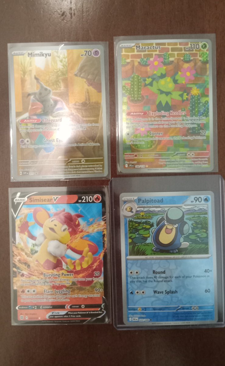 Shoutout to <a href="/mrenergy67/">MrEnergy</a> for the #Pokemon goodness he sent me from his giveaway! Really needed the Mimkyu #75 promo for my pc!! Give him a follow #PokeFam