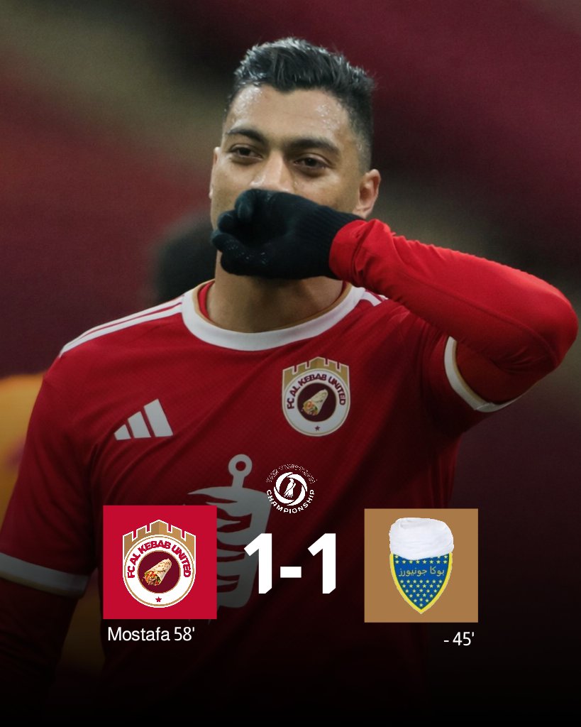 Empate.

Y otra vez anotó 🌟🇪🇬