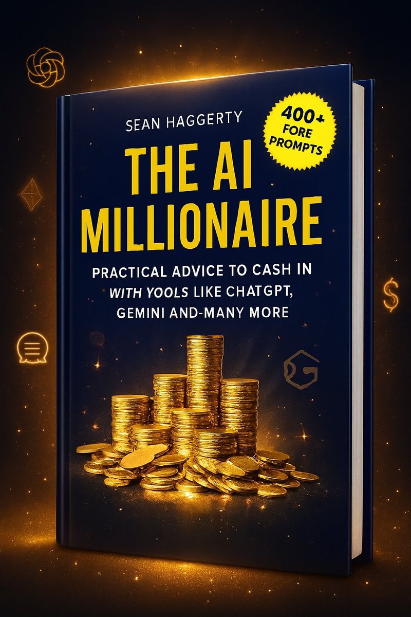 AI_creator_Yara's tweet photo. AI Entrepreneurs Are Making $10K–$50K a Month.

That’s why I built The AI Millionaire for beginners.

• 400+ Money-Making Prompts
• Tools like ChatGPT, Gemini &amp; more
• Step-by-step wealth strategies

(Worth $99) 100% FREE for 72h

Like + Reply " DM " &amp; Follow @AI_creator_Yara https://t.co/yO3k0u8Uqv