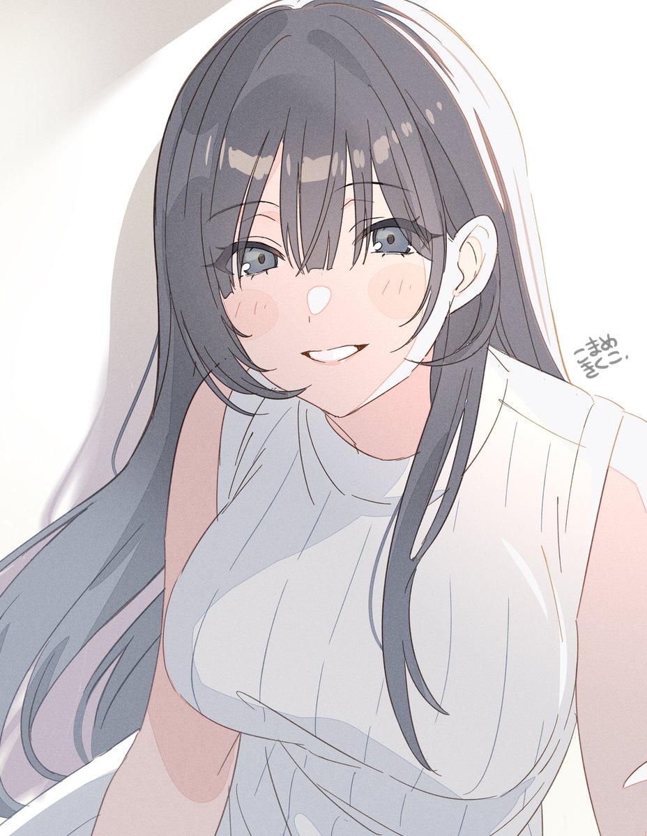 KAKEKIKUKO_P's tweet photo. 目細めてる子好きがちのやつ見て描きたくなった https://t.co/oGl8TltMRn