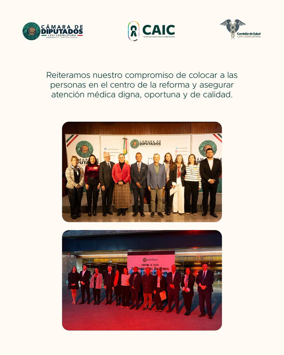 Com. para Impulsar la Atención Integral del Cáncer tweet media