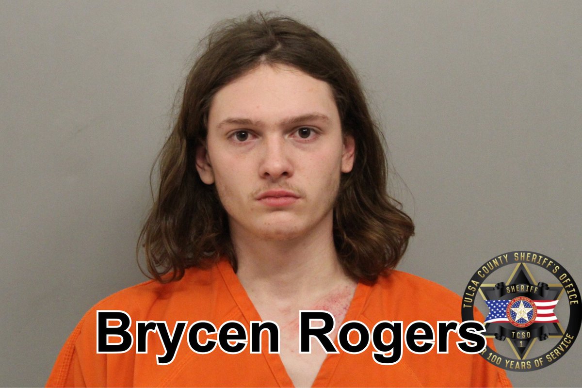TulsaPolice's tweet photo. HIT-AND-RUN - Suspect running from Bixby Police crashes in Tulsa

Facts of the case:

- Bixby Police respond to domestic call
- Suspect leads Bixby Police on a chase
- Bixby Police terminate pursuit, suspect continues speeding
- Suspect crashes into another driver and runs from the scene
- Suspect is caught and taken to jail

The rest of the story:

On February 24th, 2026, around  p.m., a Tulsa Police Officer rolled up on a crash at the intersection of 91st and Mingo.

The driver of a black Hyundai Elantra speeding on Mingo tried to turn to head east onto 91st but was going too fast. The driver collided head-on with the driver of a white SUV in the westbound lanes of traffic on 91st.

The driver of the SUV spun around and saw the driver of the Elantra, 19-year-old Brycen Rogers, running away from the scene.

Earlier in the evening, Bixby Police Officers responded to a domestic dispute between Rogers and his family, but Rogers drove away from the scene and led them on a chase. Bixby Police terminated their pursuit, but Rogers continued speeding away until the crash in Tulsa.

Several Tulsa Police Officers assisted Bixby Police in searching for the suspect. We established a perimeter around the area where Rogers ran, and Bixby Police was able to find and arrest the suspect.

The passenger of the white SUV was taken to the hospital to be treated for non-life-threatening injuries.

Rogers was booked him into the Tulsa County Jail for:

- Eluding
- Leaving the Scene of an Injury Accident

This is an arrest, not a conviction.

#TulsaPolice
