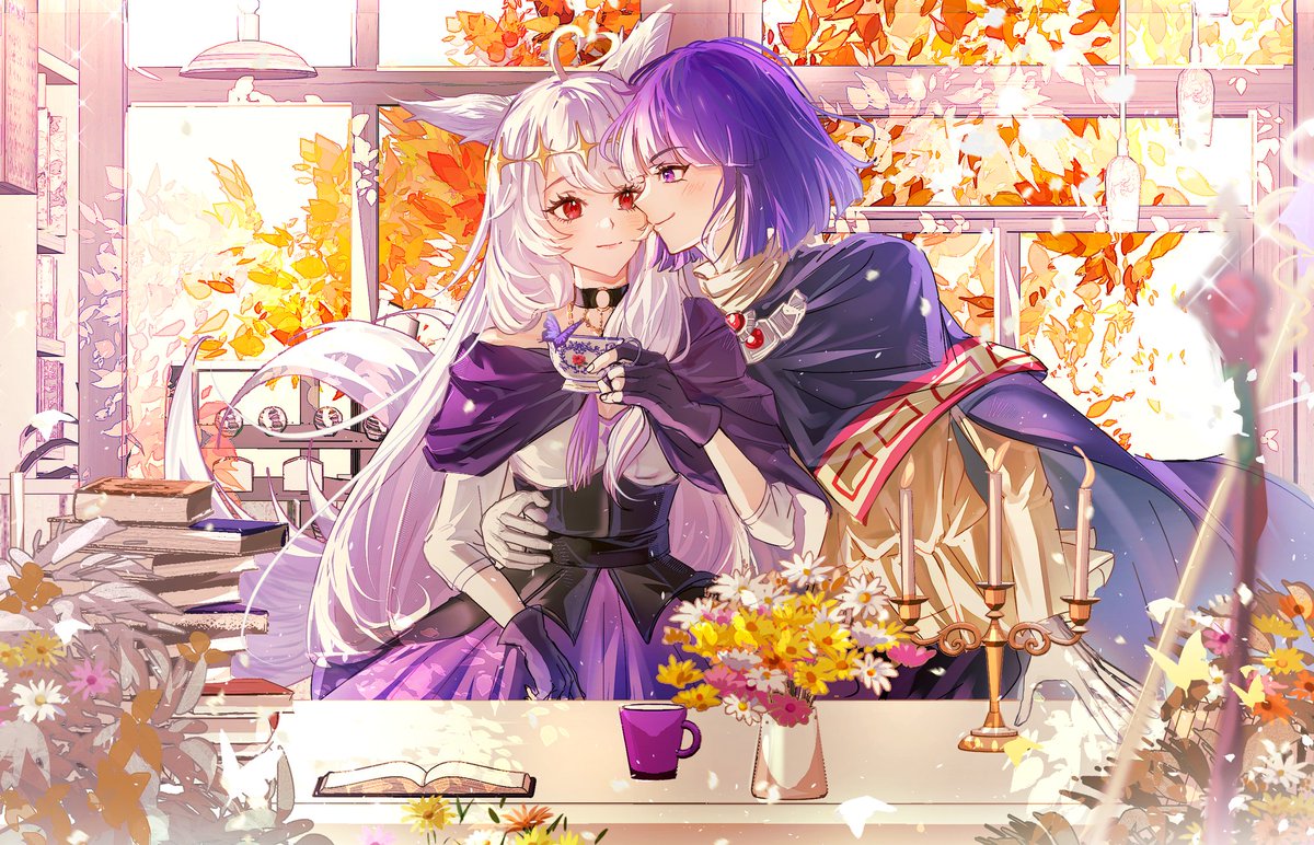 always make time for tea with your truest love 🍵🍂📚🌼

🎨 <a href="/viii_lily/">LilyViii@commission open</a>