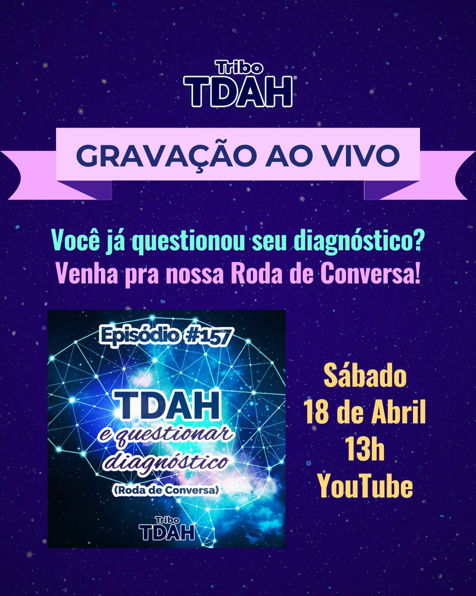Tribo TDAH® - Apoia.se/TriboTDAH tweet media
