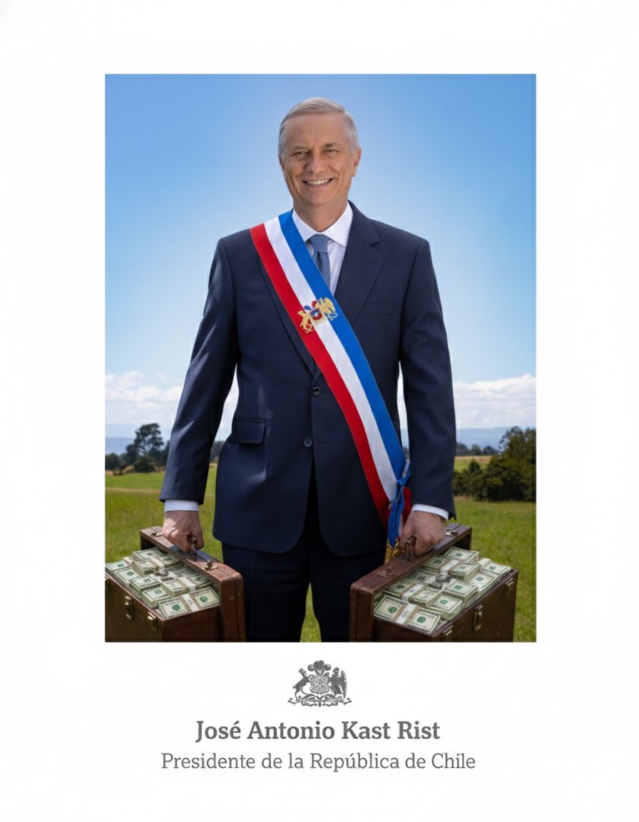 FOTO PRESIDENCIAL 
La razón por la que recortaron la foto y no se le ven las manos.
Aquí la original.