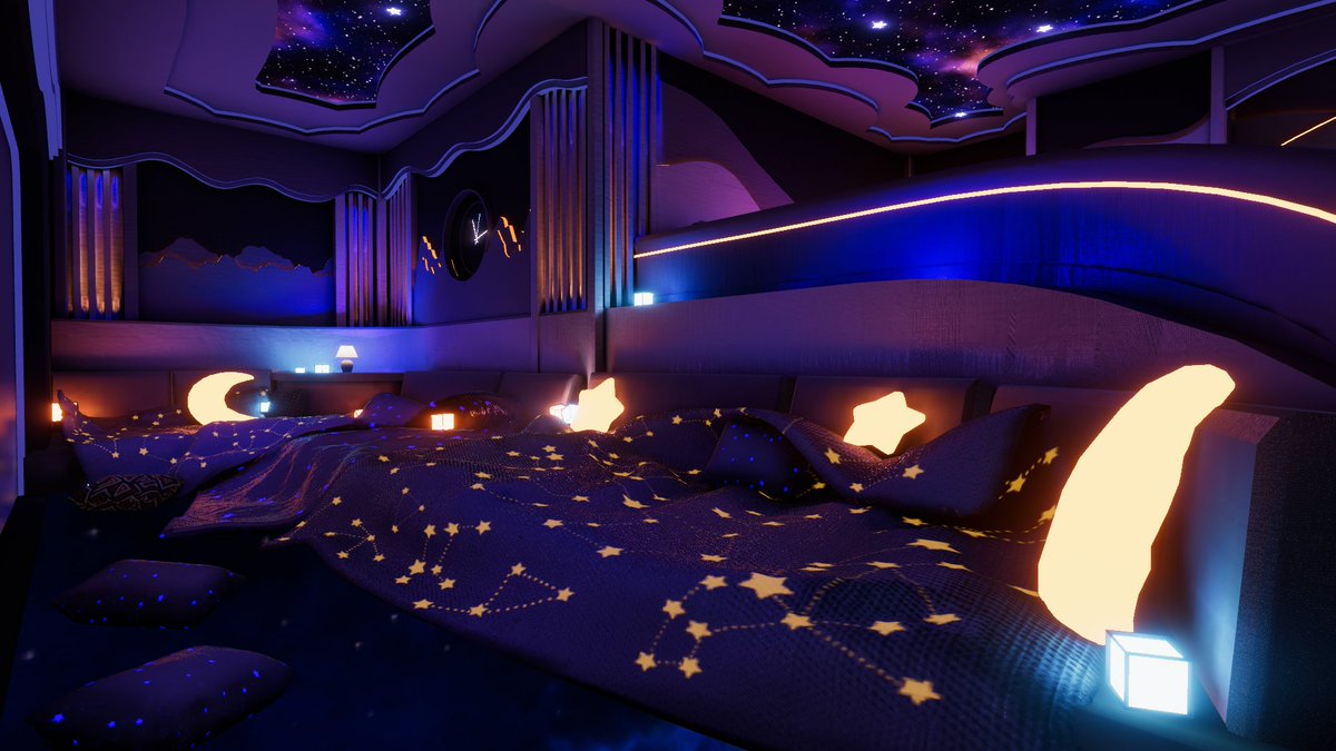 #VRChat #VRChat_world紹介
World : Cuddle ＆ Sleep
Author :「Jаy」