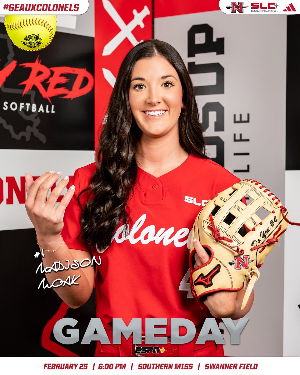 𝙃𝙊𝙈𝙀 𝙊𝙋𝙀𝙉𝙀𝙍

🆚Southern Miss
⌚️6:00 PM
📍Swanner Field
📺 ESPN+

#geauxcolonels