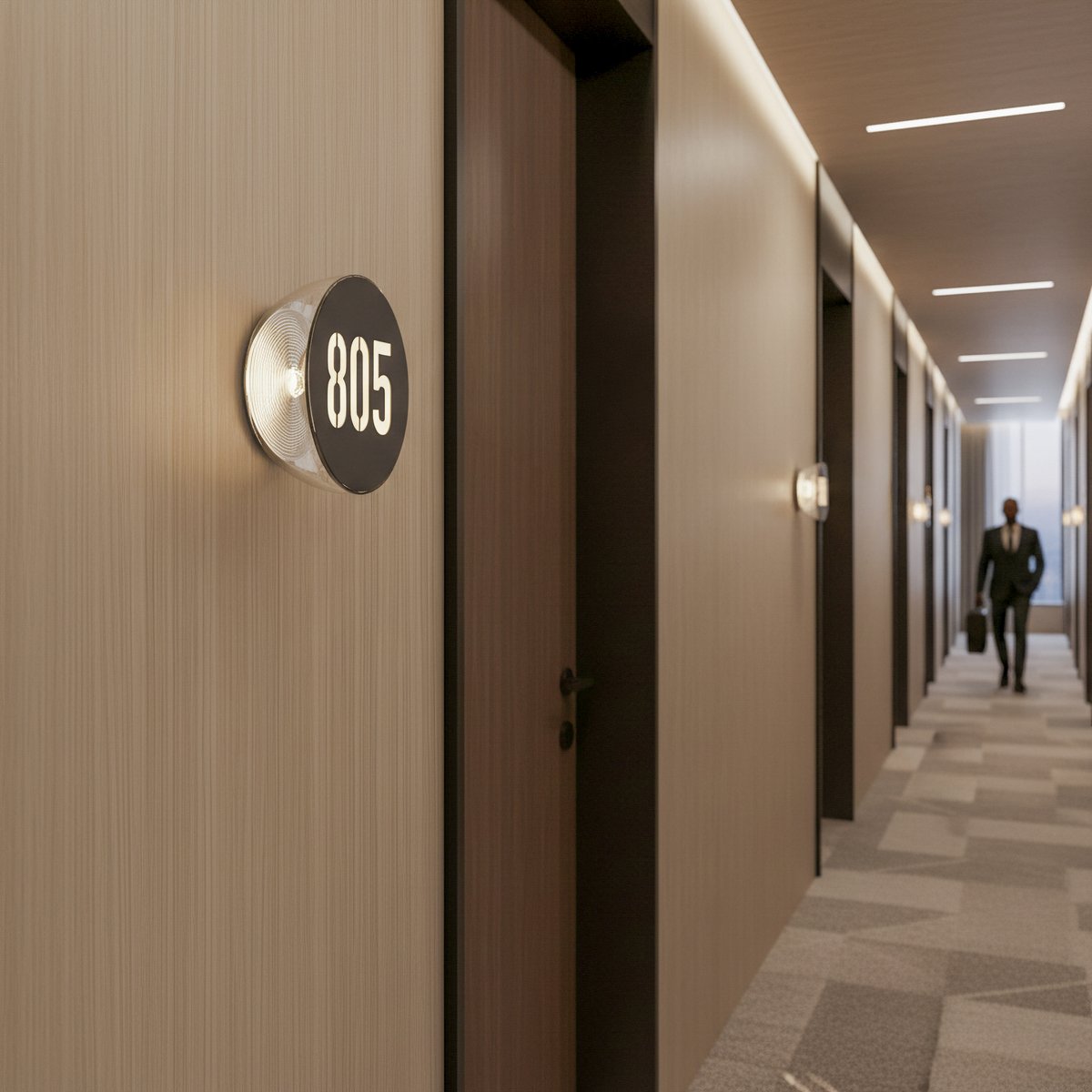 Konceptlights's tweet photo. More than illumination, a marker of identity and access. Ramen Mini is a customizable architectural wall sconce for wayfinding, room numbering, and ADA applications. Soft 360° indirect light guides hospitality, commercial, healthcare, and public spaces with clarity and purpose. https://t.co/iqXO5JZ0J4