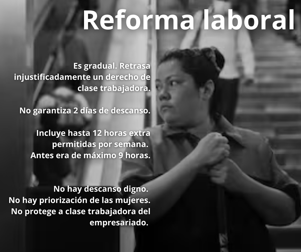 Para quienes crecimos viendo a papá o a mamá salir cuando aún estaba oscuro y regresar cuando ya era de noche, el debate laboral es memoria y justicia.

Hay millones de trabajadores que no conocen descanso digno. Que no conocen dos días para su familia. Que no conocen un trato