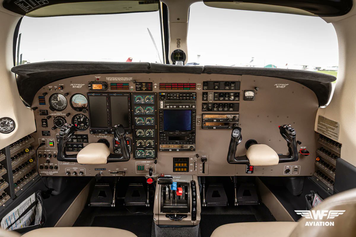 TheAeroCentre's tweet image. These don't come on the market often, so take advantage of this superb 1988 example of the #Piper PA46* #JetProp DL - N14EF 4720TT, Eng/Prop 237hrs SHO. #RocketEngineering STC in 10/2004.
@WFAviation