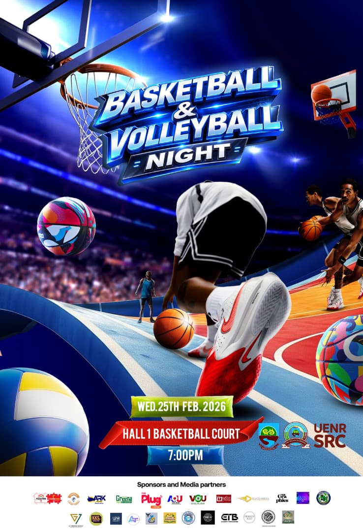 UenrSrc's tweet photo. THE ULTIMATE COURT SHOWDOWN IS TONIGHT

 Get ready for an electric night of hoops, spikes, and pure energy!🔥

The UENR SRC brings you a night of Volleyball and Basketball display.

#UenrSrc https://t.co/qmUY8ROQLm