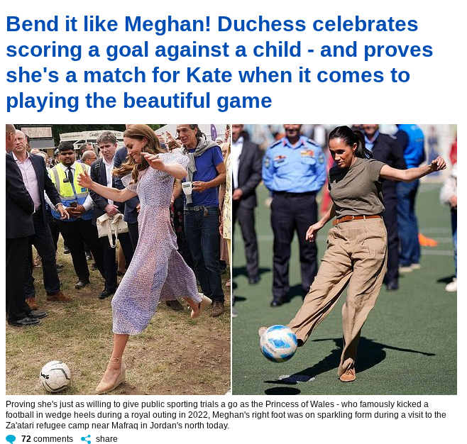 Andronicou's tweet photo. You know, maybe it's true when they say the media always pits the two royal women up against each other.

#PrincessOfWales #MeghanMarkle #DailyMail #Journalism https://t.co/9m8qRbVWyP