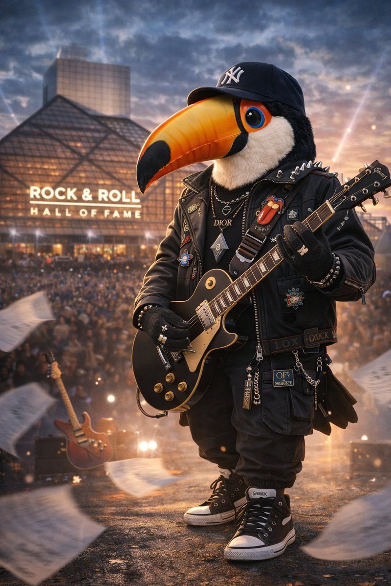 Toco_Toco_Toco's tweet image. Rock &amp;amp; Roll Hall of Fame talks everywhere today.
I’m thinking about the songs that shaped whole cities. 🎸✨
#RockHall #RockAndRollHallOfFame #TOCO @elonmusk  @cz_binance  @BNBCHAIN