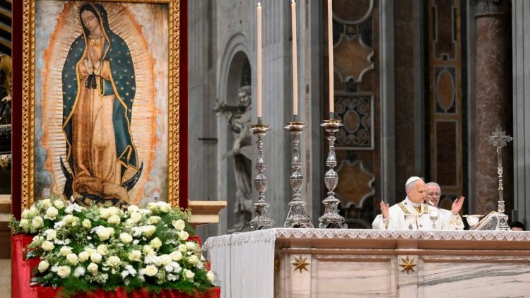 gaudiumesp's tweet photo. Papa a Congreso guadalupano: No es la cultura la que define al Evangelio, sino el Evangelio el que ilumina a la cultura

En un mensaje al Congreso Guadalupano en Ciudad de México, el Papa afirmó que toda cultura debe ser iluminada y transformada por la gracia de Cristo.

https://t.co/1vFtgsyAsL