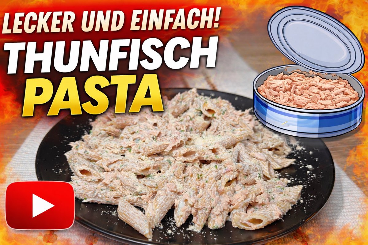 Wer sucht noch einem schnellen und leckeren Abendessen? Wie wär’s mit Thunfischpasta? 😋☺️ Das Rezept findet ihr hier: youtu.be/i6Z5aNCDCYk?si… 
#thunfischpasta