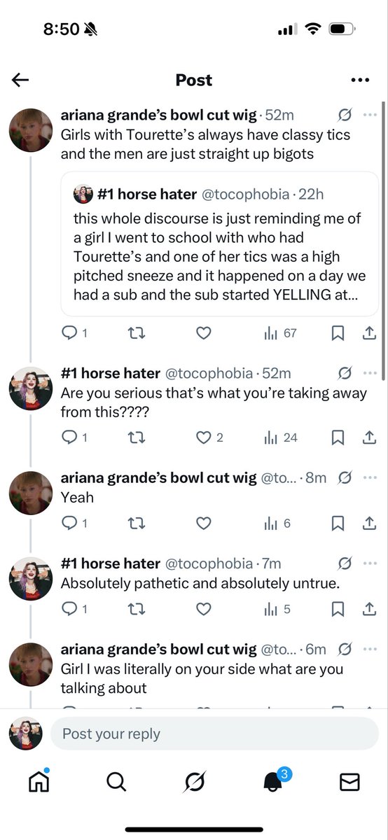 #1 horse hater tweet media