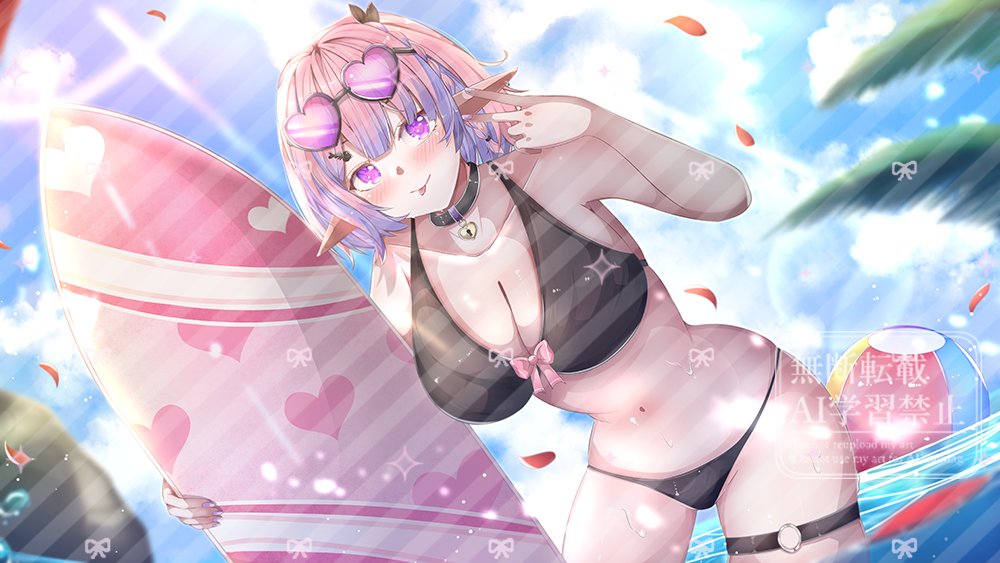 ✧━━━━━━━━━✧
  【委託展示】

感謝 <a href="/mApcm0ElZ9f5BGk/">方向 《6~12月委託開放中》</a> 方向繪製插圖

天氣最近炎熱地像夏天，讓人想起了海邊～

這次委託很順利，繪師人也很好～💜
有興趣歡迎去詢問委託。
✧━━━━━━━━━✧
#沫很在意 #委託展示