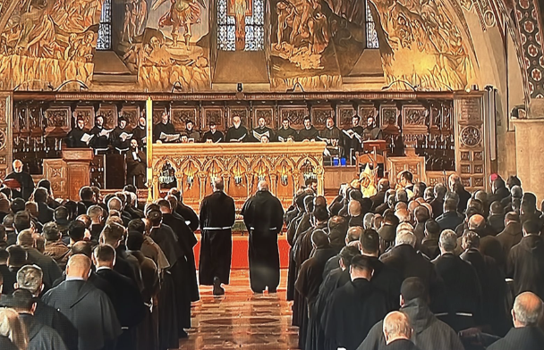 Such a moving service, with the mortal remains of St Francis of Assisi carried around the basilica to the sound of voices singing the Litany of the Saints.