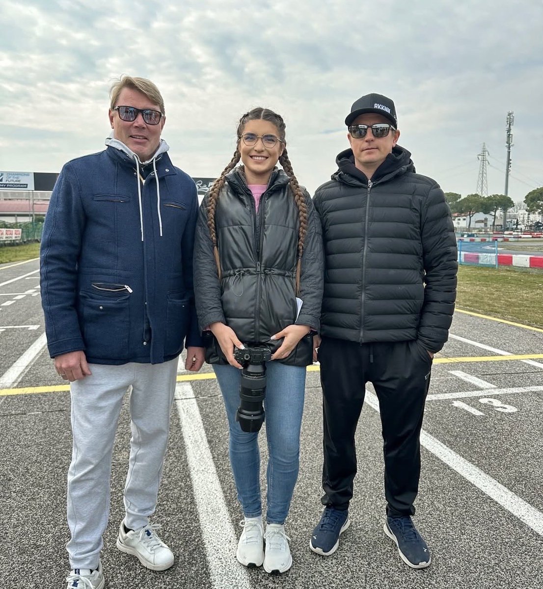 Kimi7iceman's tweet photo. @bogibarna, a lucky fan with Kimi and Mika Häkkinen a few days ago! 

📸bogibarna on Instagram https://t.co/2DCYKZ3P55