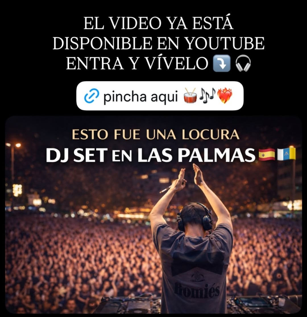 Ya está disponible el video de Gianmarco en las Palmas 🎧🙌💙
#6Gianmarco25F
