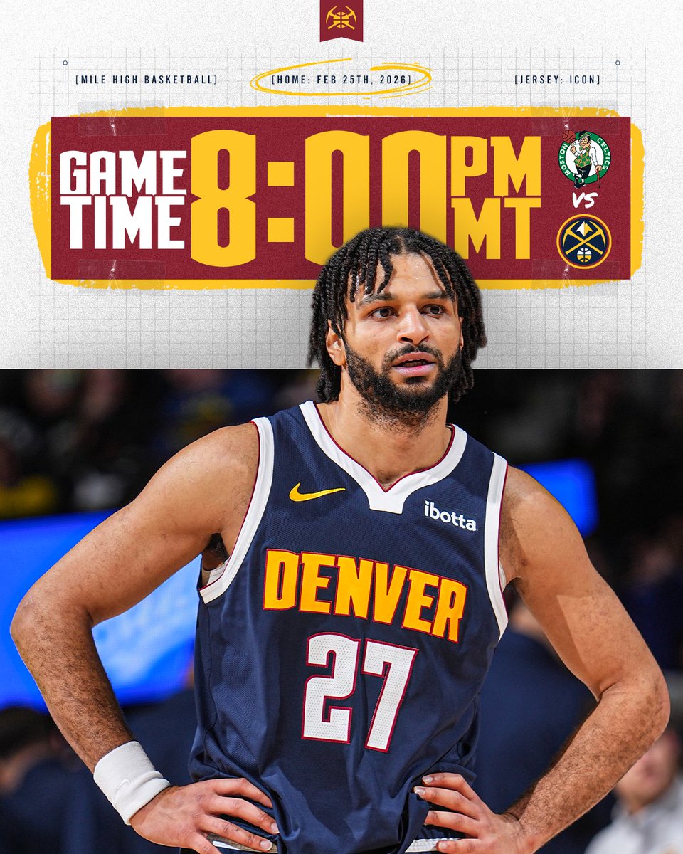 Plans at our place
#MileHighBasketball