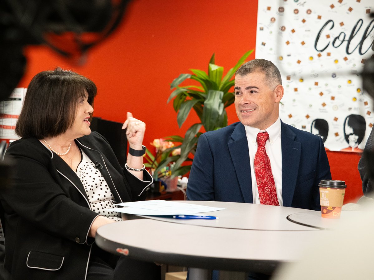 maria_f_vazquez's tweet photo. I had the best time sitting down with students at @CHS_OCPS to hear what they love about their campus and their honest opinions on school culture. 

Can’t wait to share this segment on an upcoming episode of Mondays with Maria! https://t.co/JtM8twD8of
