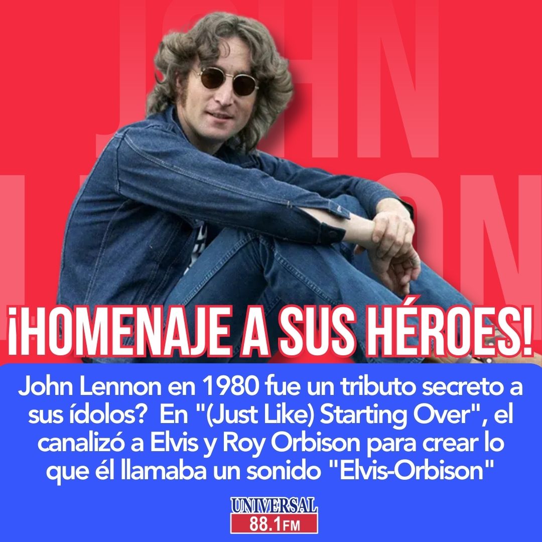 universal881fm's tweet photo. #DestacadasUniversal John Lennon volvió al rock con "(Just Like) Starting Over" 🎸✨. Un homenaje a Elvis, Roy Orbison y Bob Dylan que mostró cómo mirar al pasado puede inspirar el presente. 🤔 #JohnLennon #DoubleFantasy

Checa toda la info aquí 👉 https://t.co/ATc6itAxTM https://t.co/2vIS2pFuL4