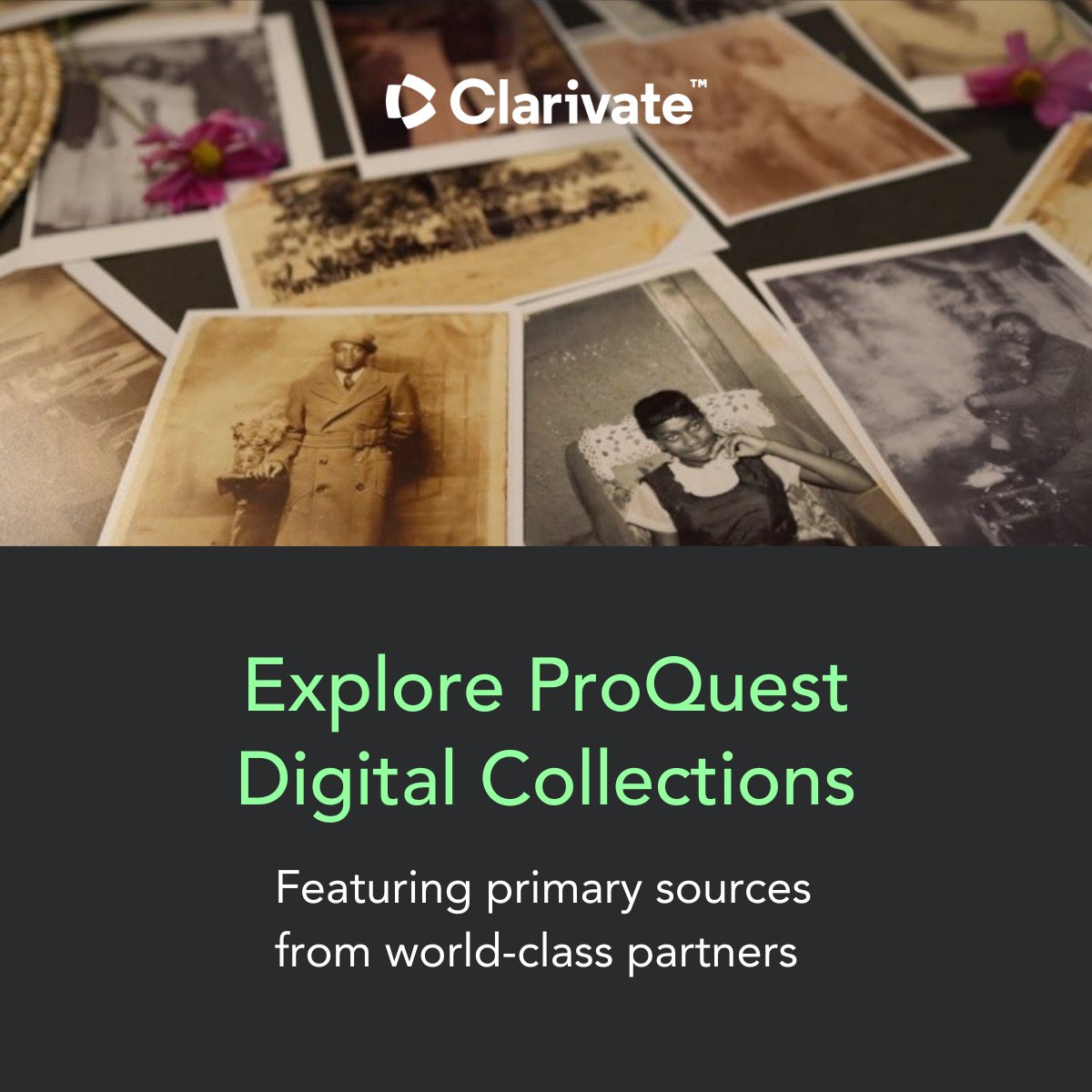 ProQuest, from Clarivate tweet media
