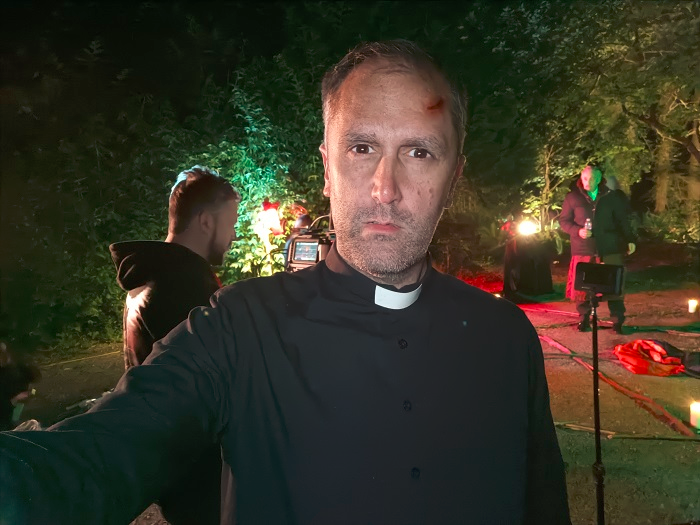 nathanhead's tweet photo. Shadows are rising. Saints aren’t safe. 
I’m Father James &amp; I’ve seen what happens when a cult awakens the dead.  #Dracula: Rise of the Vampire lands March 10th 2026 on @Fandango with @BayViewEnt1. 

He’s rising… and he’s hungry. 🦇
https://t.co/irMt4gUfwb https://t.co/Ttrtd4Wx2w