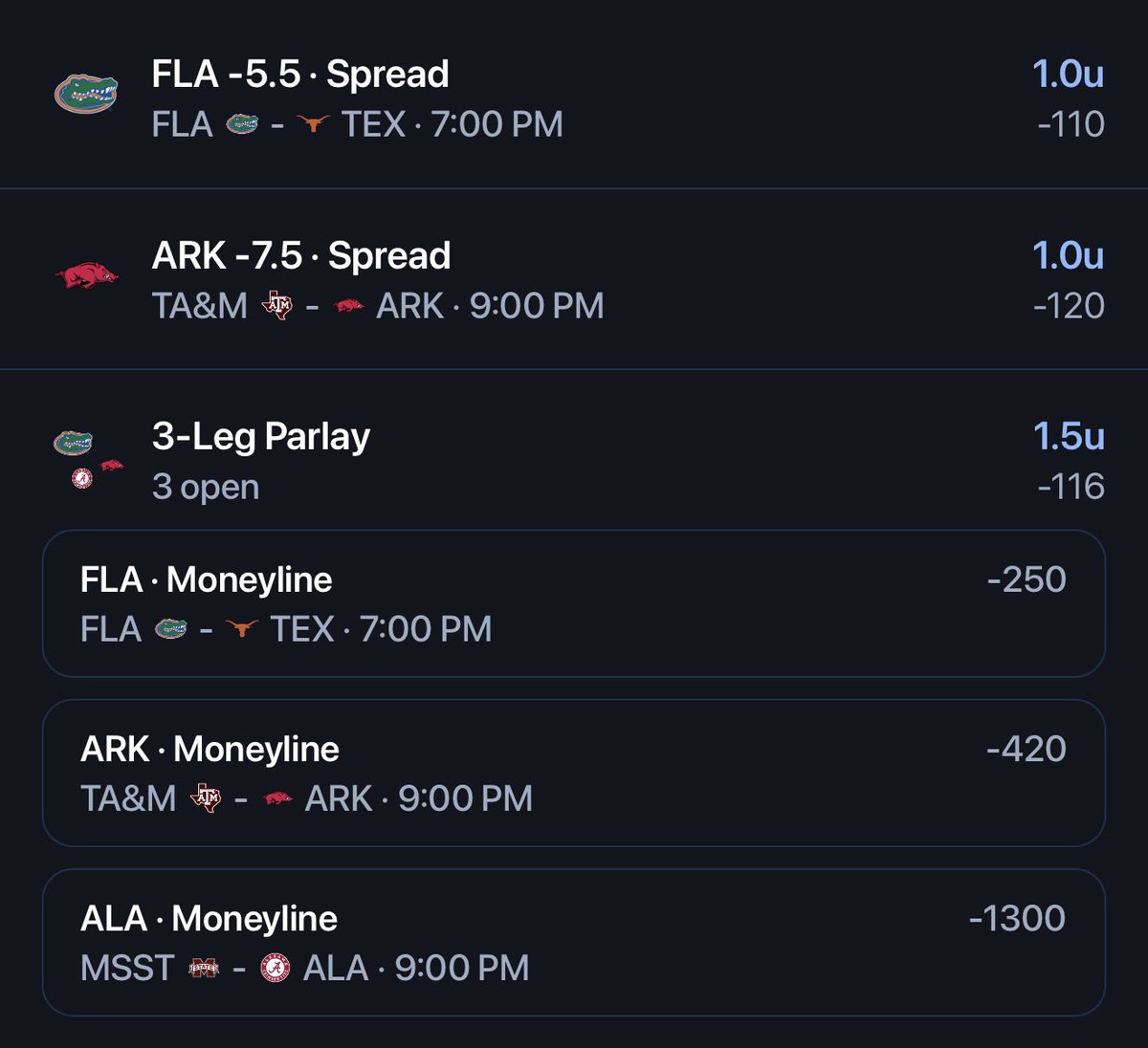 WaffleWagers's tweet photo. CBB picks for today, let’s win https://t.co/3mZQCuIX6i