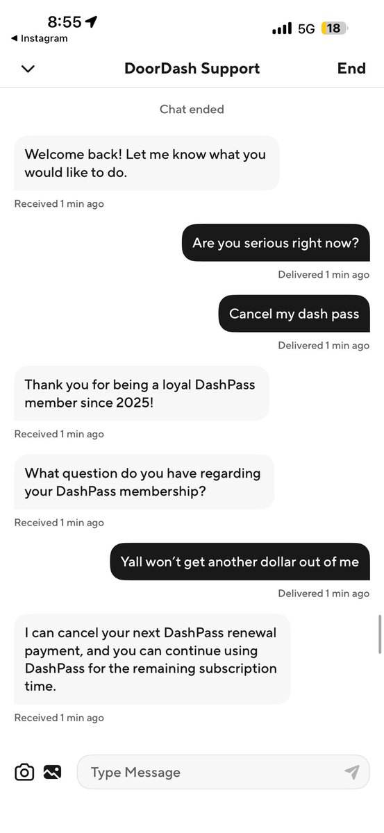 KennyMTOB's tweet photo. Door dash refusing to give me the $30 promo they had haha what a joke. @DoorDash #doordash #scam https://t.co/uJDEzFWytd