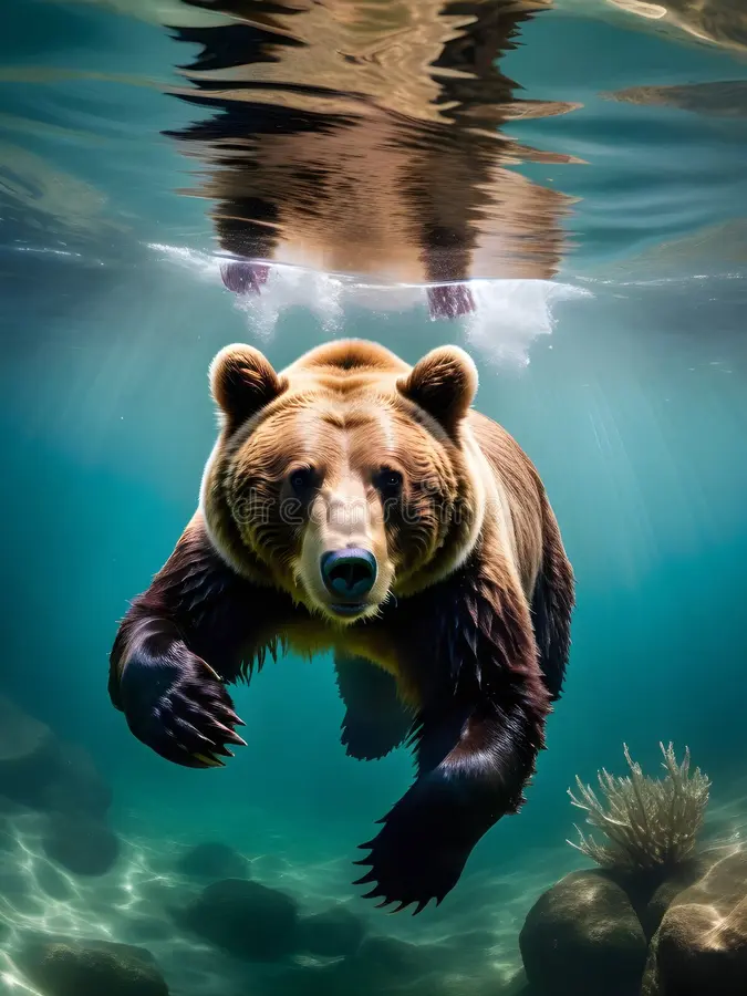 Did teh bear just fall off the beachball ?