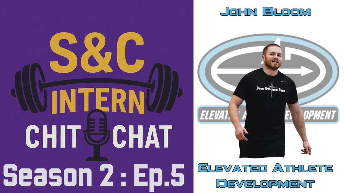CoachJBurk's tweet image. Thanks to this weeks guest @johnbloom30, author of Strength in Numbers, coach at Parish Episcopal and owner and operator of Elevated Athlete Development:amazon.com/dp/B0DPNCVG4H
Link to episode: rss.com/podcasts/s-c-i… #strengthandconditioning #strengthcoach #athletedevelopment