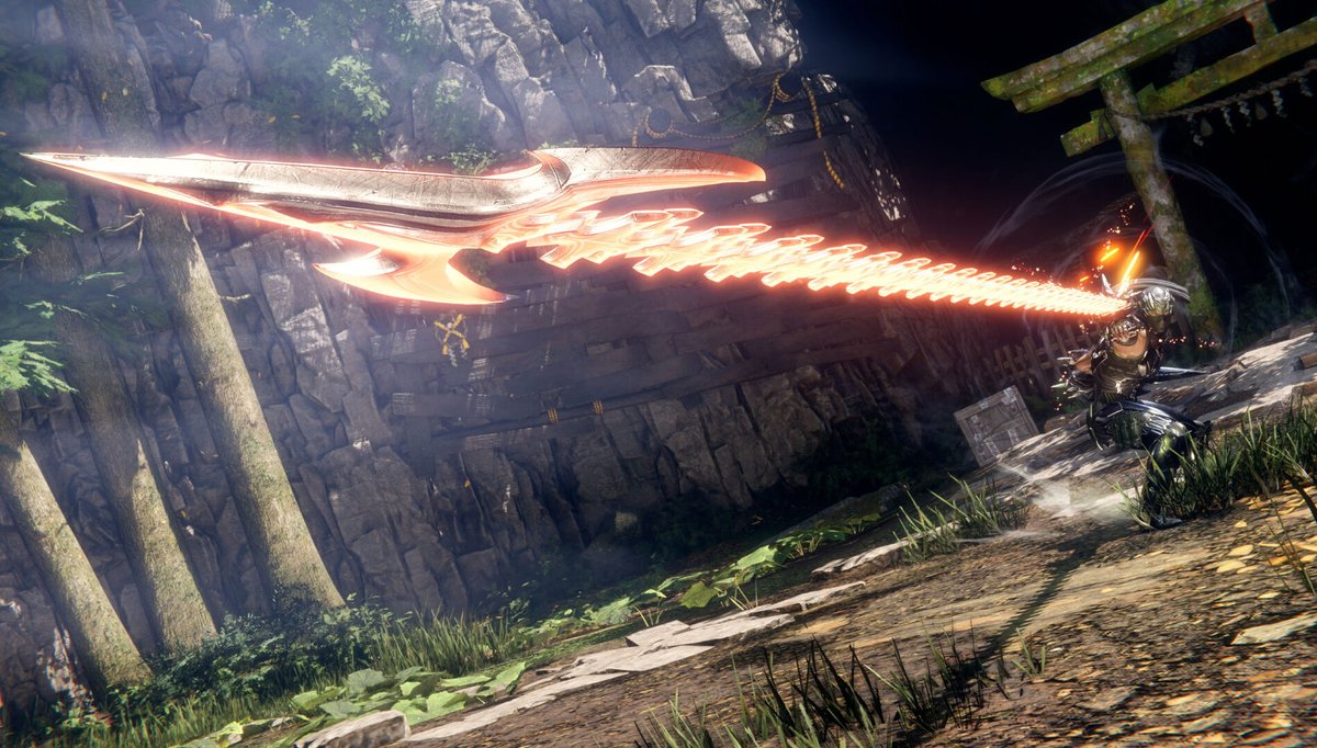 TeamNINJAStudio's tweet image. The Year of the Ninja may have ended, but the journey continues. "The Two Masters" arrives March 4th.

Master Yakumo’s Solitaire Scythe and master Ryu’s Jakotsumon Gauntlets stand ready to prepare you for the Abyssal Road.

#NINJAGAIDEN4 #NINJAGAIDEN