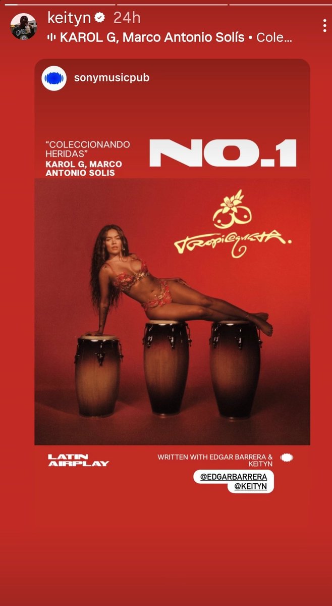 Sigamos apoyando a nuestra bichota en medio de tanto..Dios te siga bendiciendo <a href="/karolg/">LABICHOTA</a>