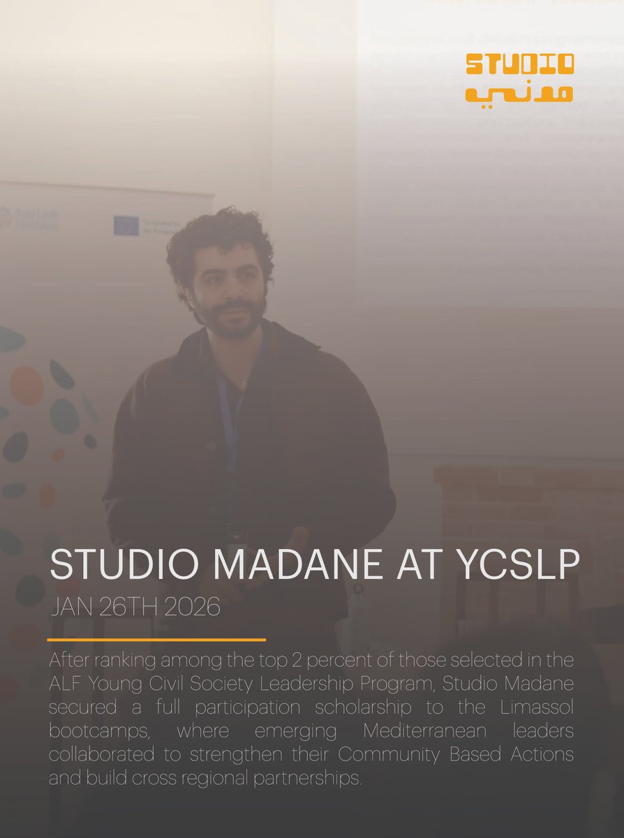 After ranking among the top 2% selected in the ALF Young Civil Society Leadership Program, Studio Madane secured a full scholarship to the Limassol bootcamp, where Mediterranean leaders collaborated to strengthen their Community-Based Actions and build cross-regional partnerships