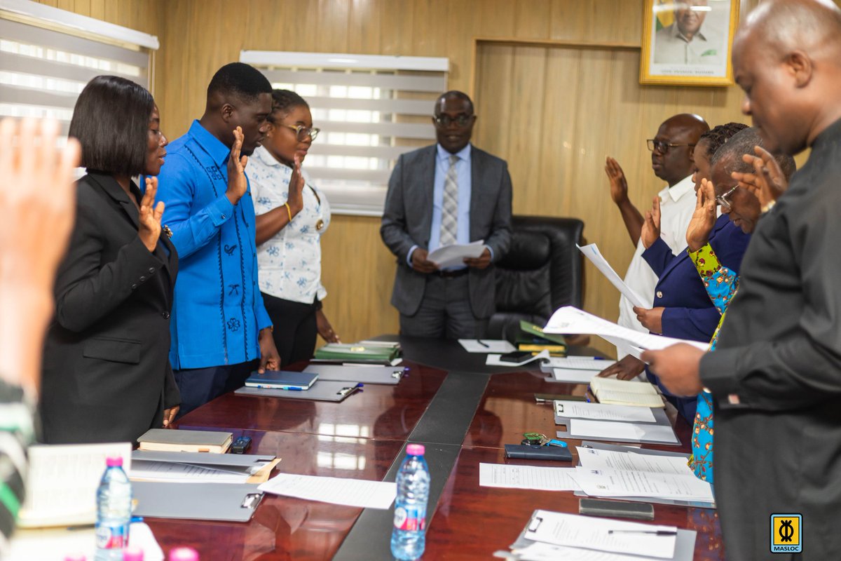 maslocgh's tweet photo. MASLOC INAUGURATES AUDIT COMMITTEE https://t.co/k0iS0GWNLg