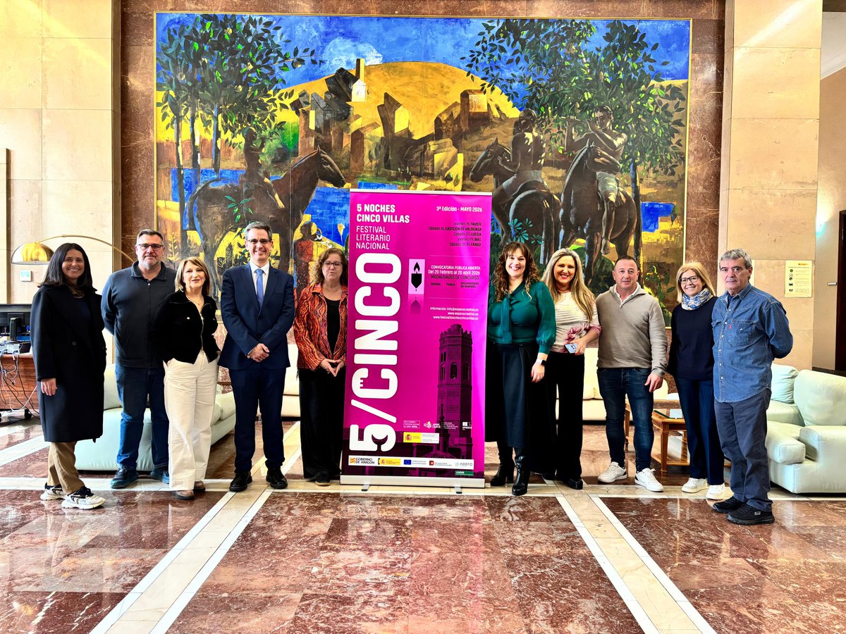 ¡El festival #5NochesCincoVillas vuelve a llenar la comarca zaragozana de literatura!

Participamos en la presentación de esta tercera edición, que se celebrará en mayo y cuenta con tres modalidades de concurso: relato, poesía y documentales de leyenda.
