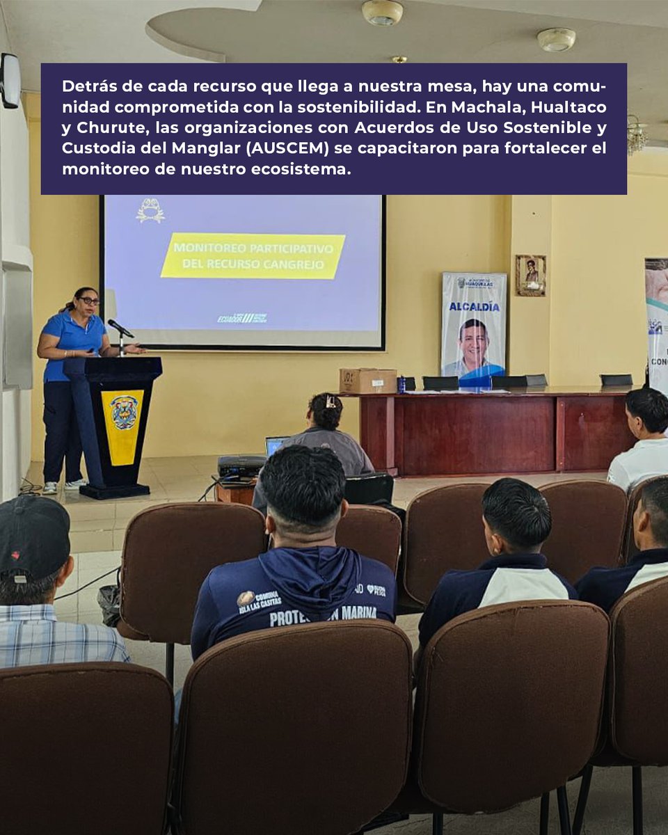 IpiapEcuador's tweet photo. Pescadores artesanales: guardianes del manglar 🌿

Del 19 al 23 de febrero fortalecimos el Monitoreo Participativo en Machala, Hualtaco y Churute, junto a IPIAP, MAE y Conservación Internacional.

#ManglaresParaElClima #PescaSostenible #EcuadorVerde #IPIAP #ManglarEcuatoriano https://t.co/lzMHC4LFXu
