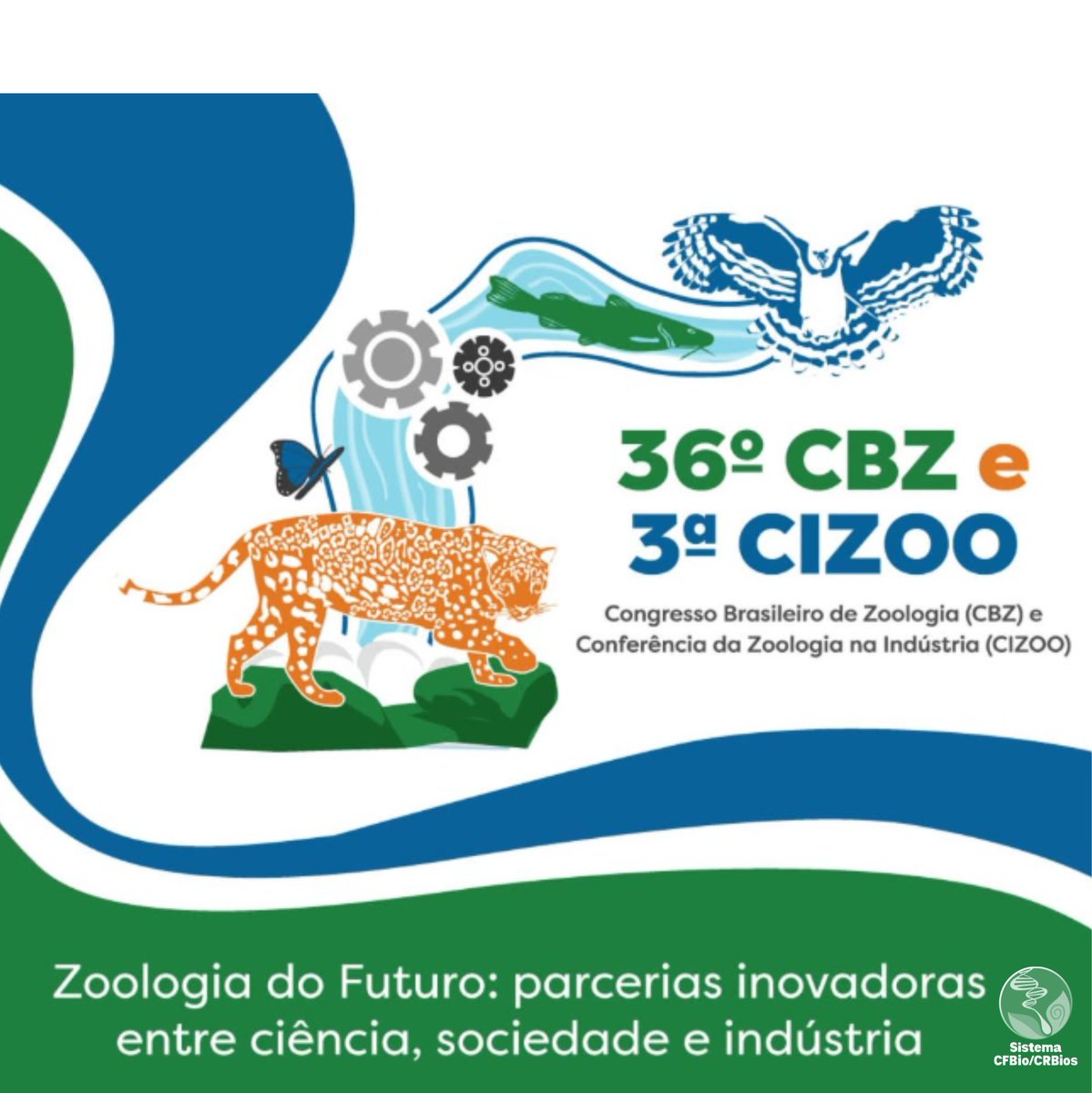 36º CBZ e 3ª CIZOO impulsionam o diálogo entre ciência, sociedade e indústria 🧬🤝 02 a 05/03/2026, em Foz do Iguaçu/PR 
📍 Saiba mais: cbzoologia.com.br

#CBZ2026 #CIZOO #Zoologia #CFBio
