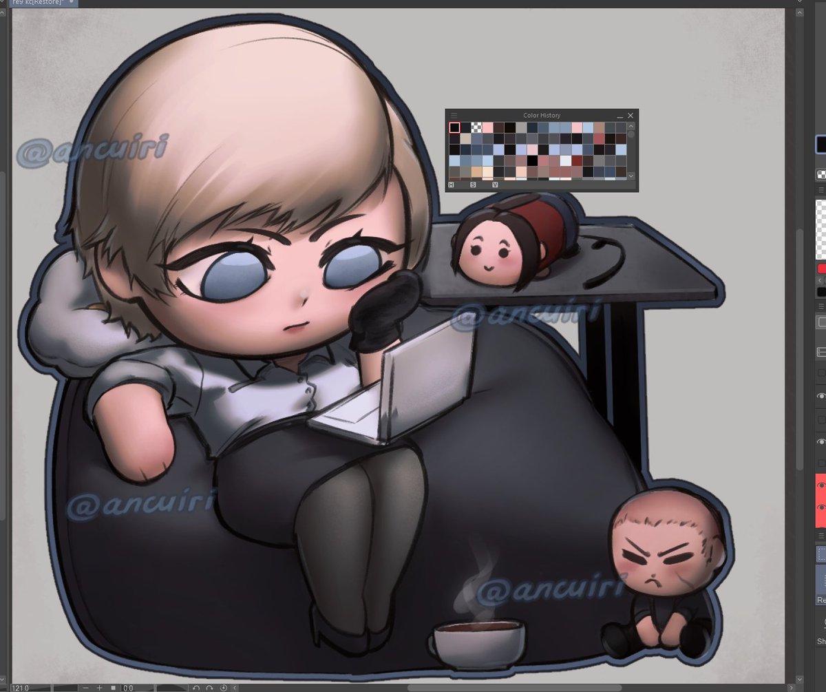 2 days left until  #ResidentEvilRequiem, one art before Requiem

#REBHFun    #SherryBirkin