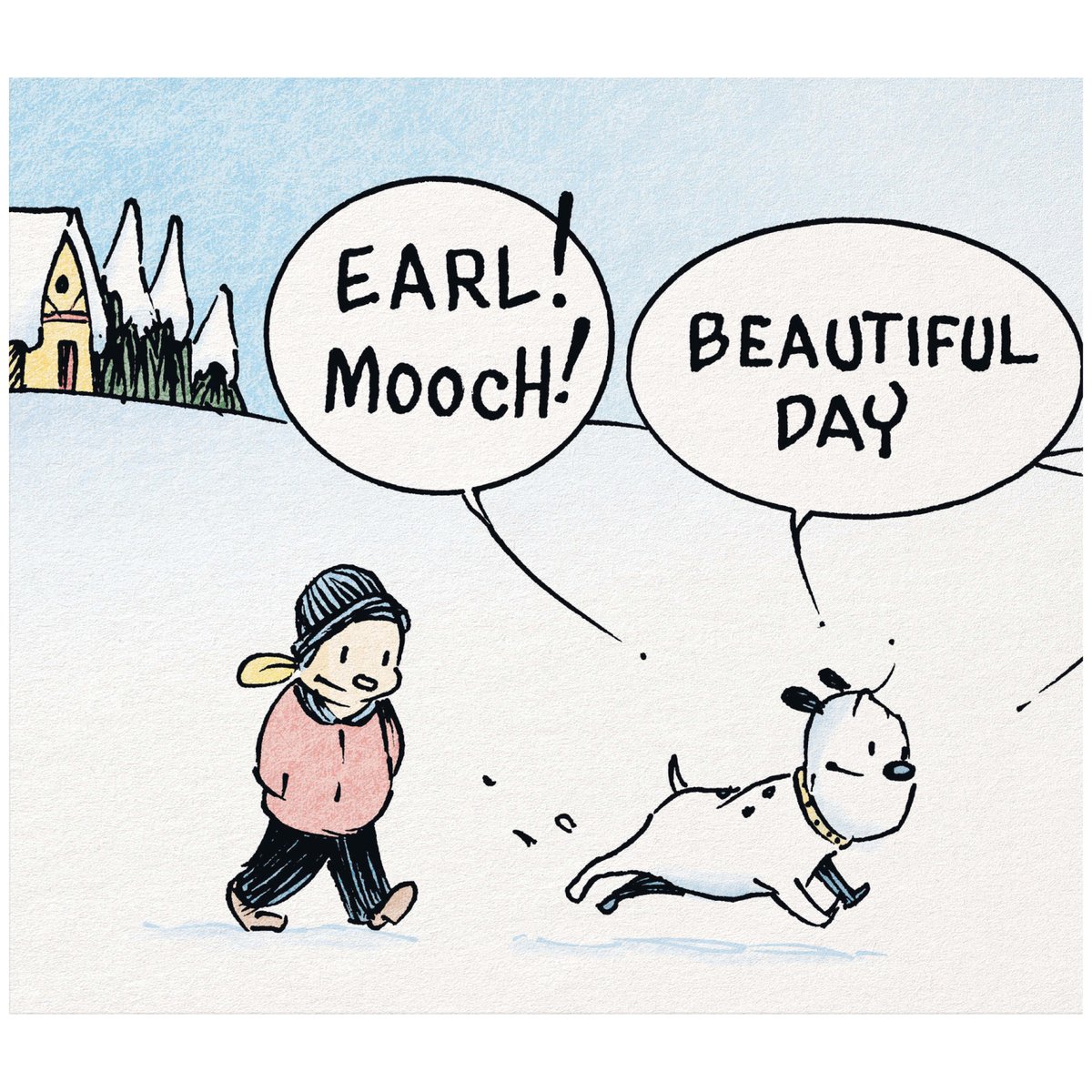 AbramsComicArts's tweet image. ☃️Hope you and your furry friends on the East Coast are having a fun and safe snow day!

📖Here is a preview of Breaking the Chain by Patrick McDonnell. Pick up a copy at your local bookstore today!

@MUTTScomics 

#SnowDay #Mutts #Rescue