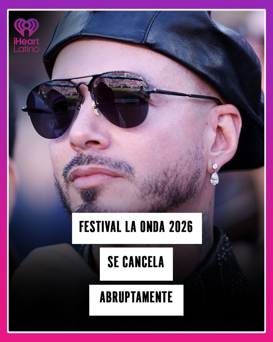El Festival La Onda, considerado uno de los eventos más destacados de música latina previstos para el 30 y 31 de mayo de 2026 en el Napa Valley Expo de California, fue cancelado de manera inesperada según un comunicado de la organización.