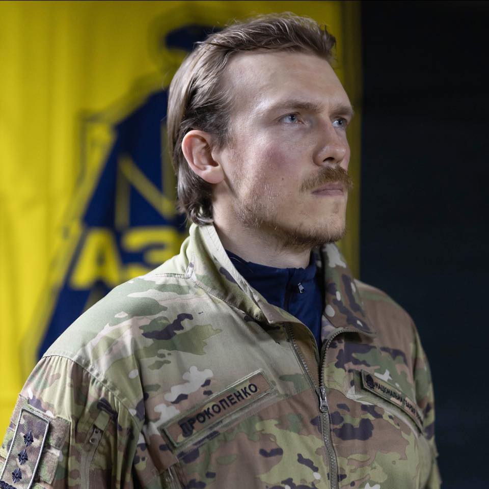 #Azov commander Denys <a href="/D_Redis/">Denys Prokopenko</a> Prokopenko is now a brigadier general.