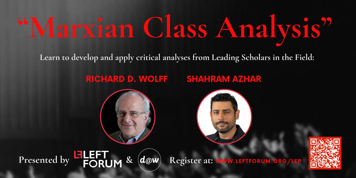 Attention there is still time to register &amp; we are now offering a 2 for 1 special on tickets "Marxian Class Analysis" With <a href="/profwolff/">Richard D. Wolff</a>  <a href="/ShahramAzhar/">Shahram Azhar</a>  organized by <a href="/democracyatwrk/">Democracy At Work</a>  <a href="/LeftForum/">Left Forum</a>  
eventbrite.com/e/marxian-clas…
