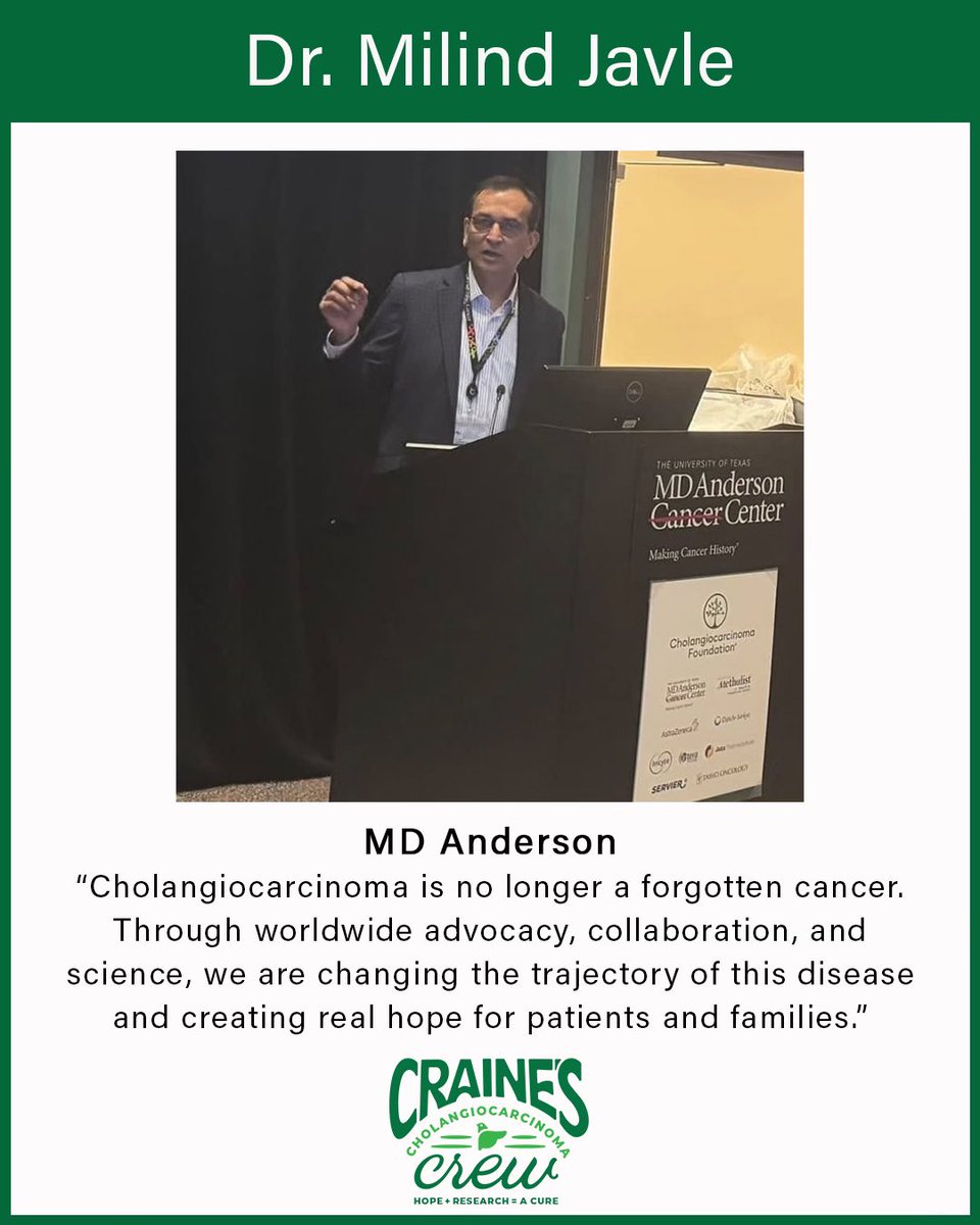 Craine’s Cholangiocarcinoma Crew tweet media
