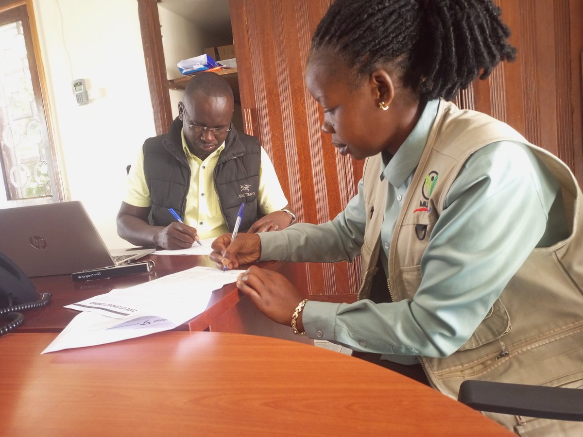 MUWEI_UG's tweet photo. Today, we renewed our Partnership with @CordaidUganda for the next one year towards improving the quality of extension services including aspects on environment and Natural resources to smallholder farmers in Mbale and Bududa districts https://t.co/AI5jQKEgnc