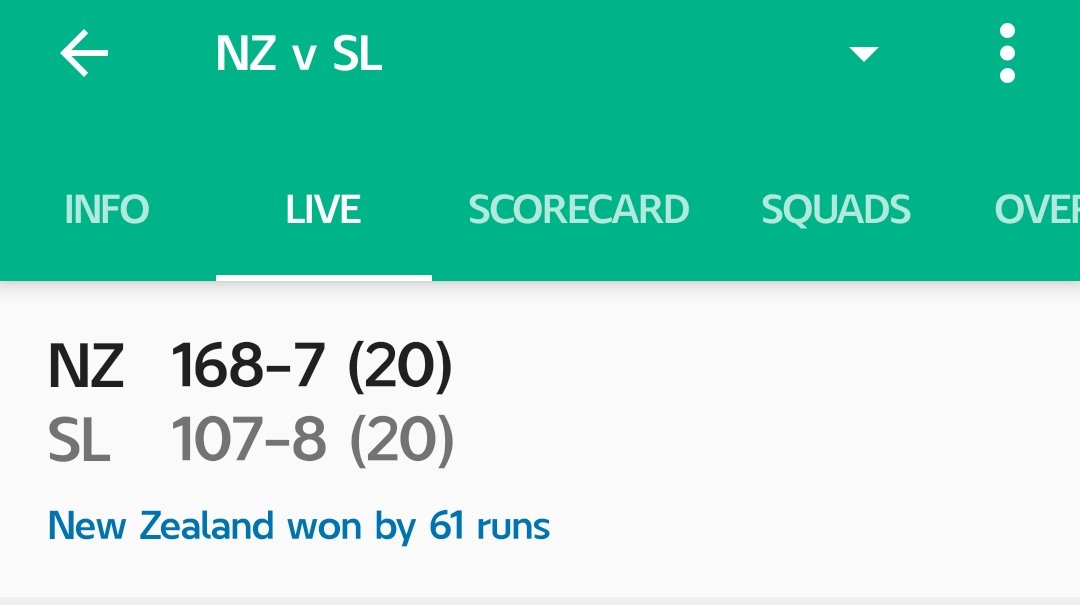 ydv_arun90's tweet image. Game over.......

#SLvsNZ #T20WorldCup 
#Vina2026 #GUINZLY