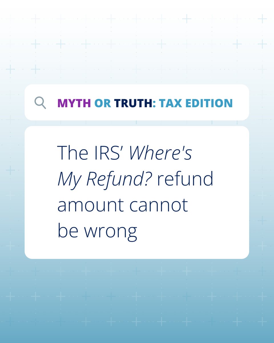 EmpowerToday's tweet photo. Can the IRS’ Where's My Refund tool be wrong?

⬇️ Share your answer in the comments.⬇️ https://t.co/WPJ5L8ZVyd